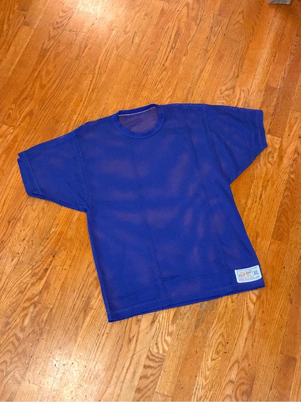 Russell Athletic Royal Blue Mesh Jersey Top